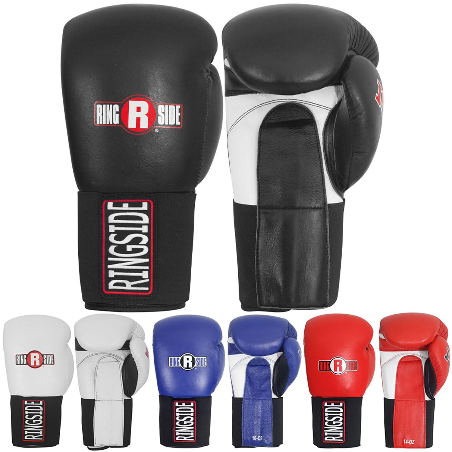 Ringside IMF Tech Hook and Loop Boxing Gloves - Professional Training & Sparring Gear for MMA, Kickboxing, and Fitness Workouts