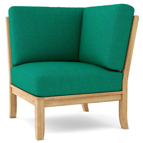 Natsepa Corner Modular Deep Seating Chair - Comfortable Outdoor Patio Furniture for Backyard, Poolside & Garden Relaxation