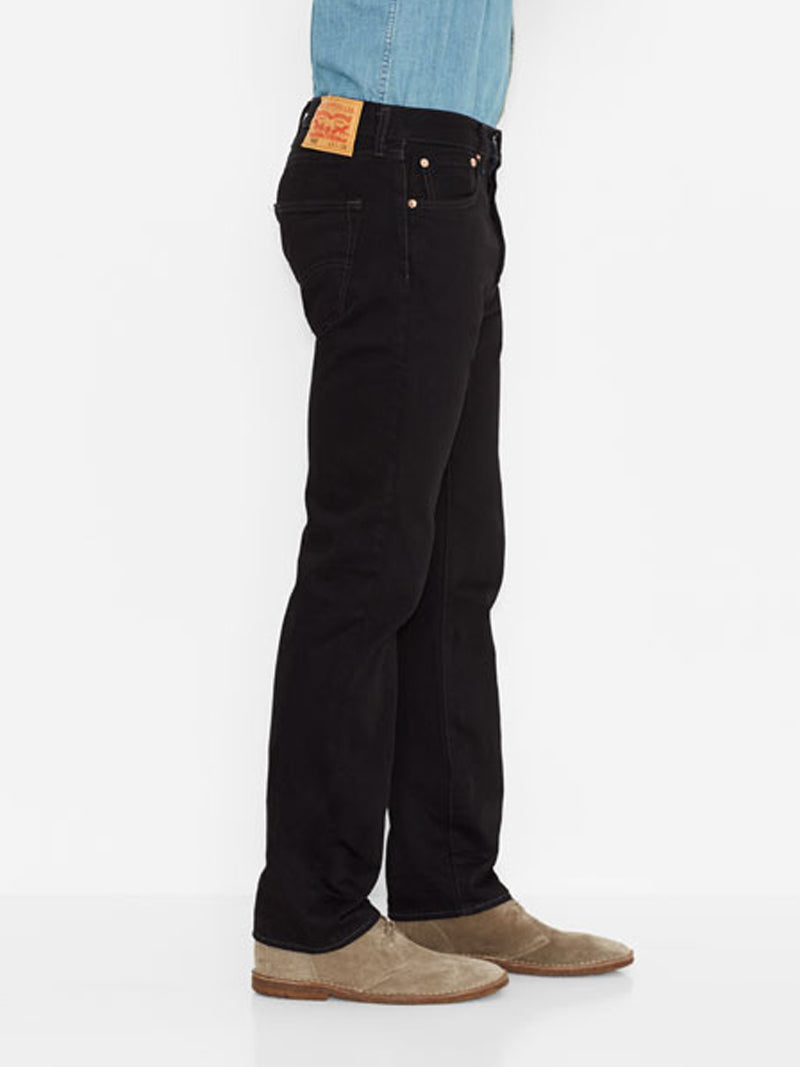 Levi's Men's 501 Original Fit Jeans - Classic 5-Pocket Denim Pants in Black for Casual Wear & Everyday Style