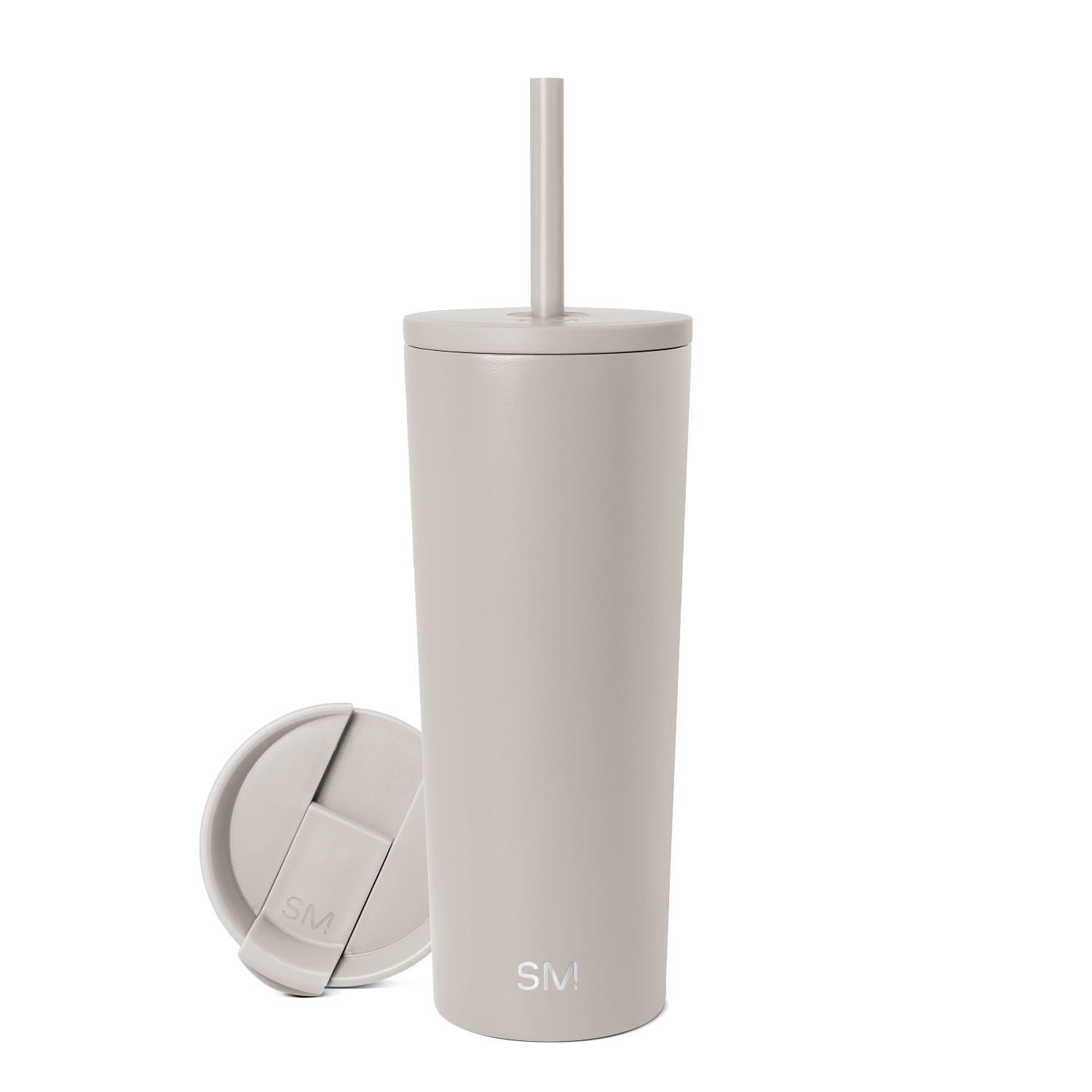 Premium 20oz Classic Stainless Steel Tumbler with Lid & Straw - Insulated Double Wall Vacuum Cup for Hot & Cold Drinks - Perfect for Coffee, Tea, Water, Smoothies - Ideal for Office, Travel, Gym & Outdoor Activities