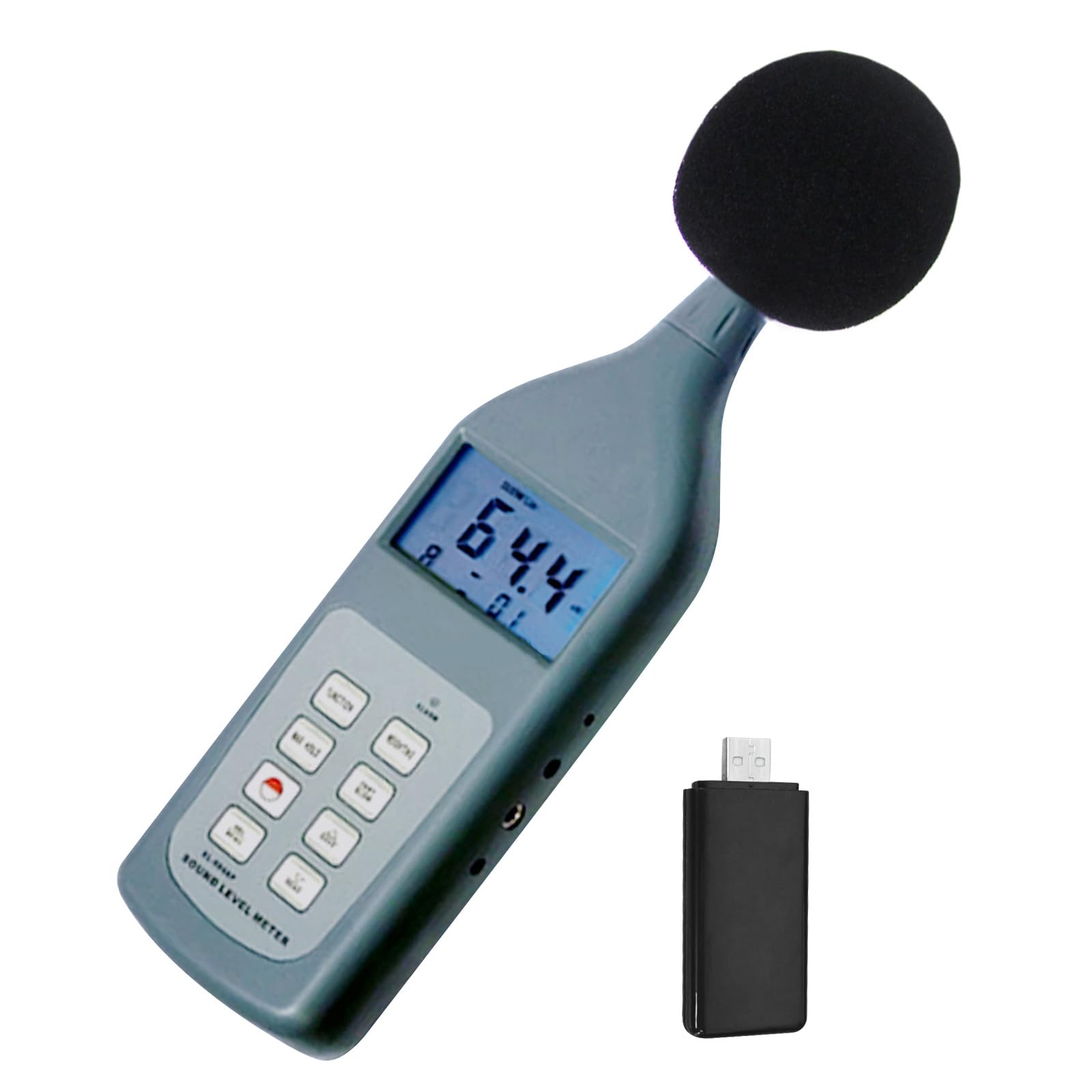 Professional Digital Sound Level Meter 30-130dB with Bluetooth - Noise Measurement Tool for Home, Studio, Construction & Industrial Use