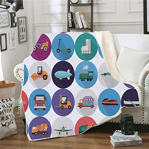 Super Soft Flannel Fleece Plush Throw Blanket - 90x80 Inches Cozy Warm Blanket for Couch, Bed, Sofa & TV Watching | Perfect Gift for Home, Office & Travel