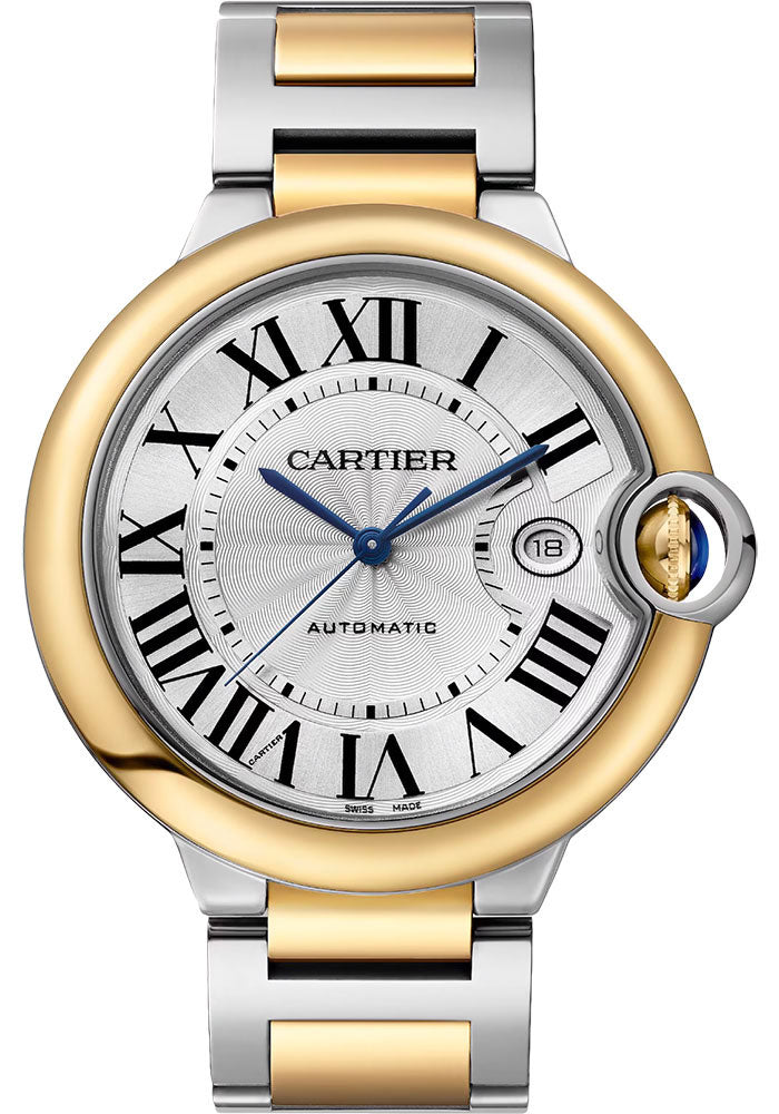 Cartier Ballon Bleu de Cartier Men's Luxury Watch - 18K Yellow Gold & Stainless Steel Automatic Timepiece for Business, Formal Events & Gifts