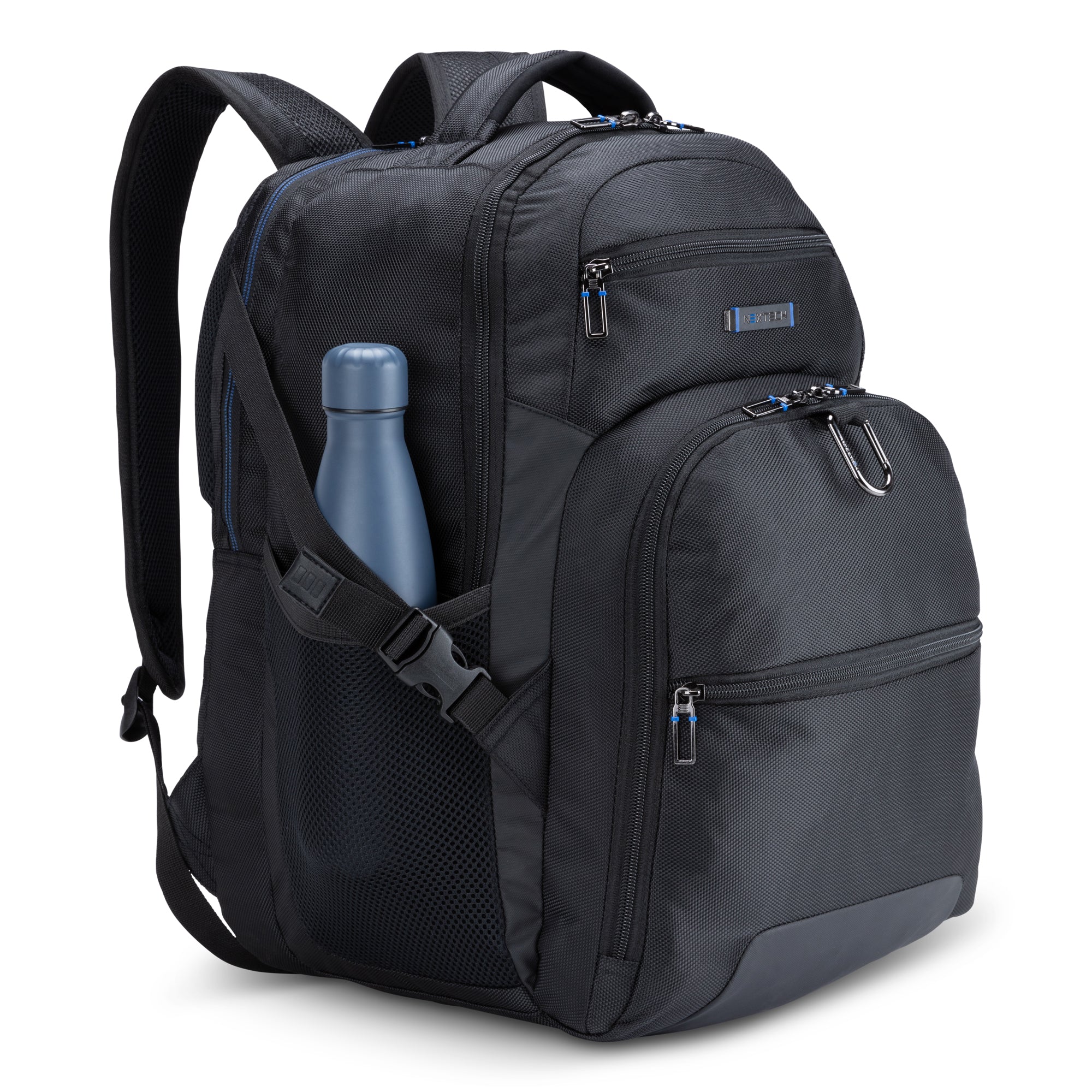 Nextech Professional Business Backpack for Men & Women - Durable Laptop Backpack with USB Charging Port - Perfect for Office, Travel, and Commuting