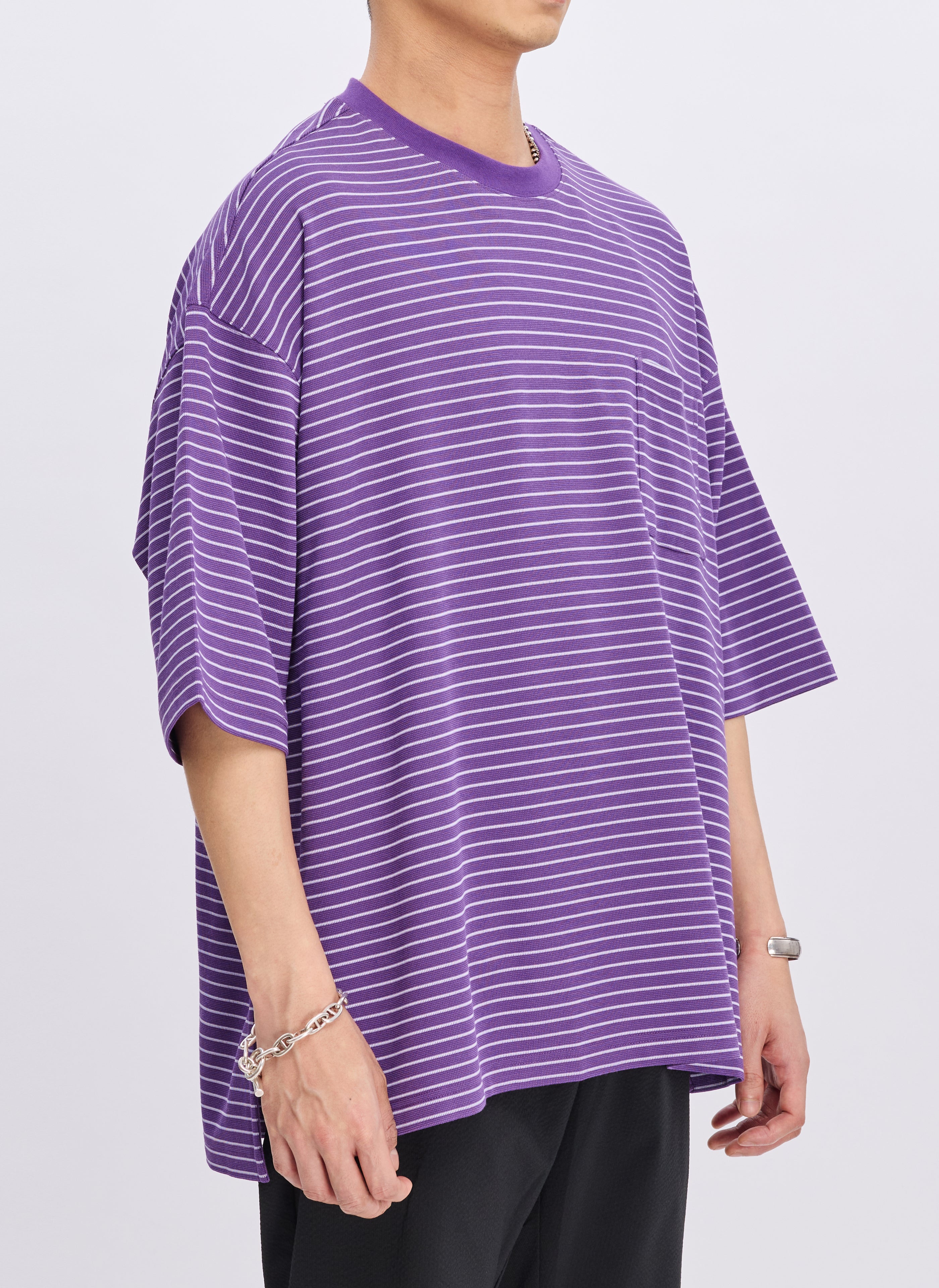 Stylish Jacquard Short Sleeve Border Top for Women - Summer Casual Blouse with Floral Pattern | Perfect for Beach Outings, Date Nights & Office Wear
