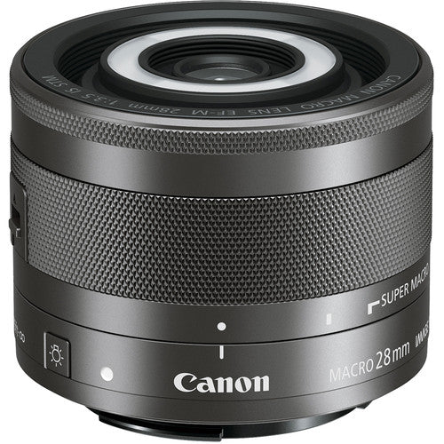 Canon EF-M 28mm f/3.5 Macro IS STM Lens for EOS M Cameras - Compact Macro Photography Lens with Image Stabilization - Perfect for Close-Up Shots, Product Photography & Travel