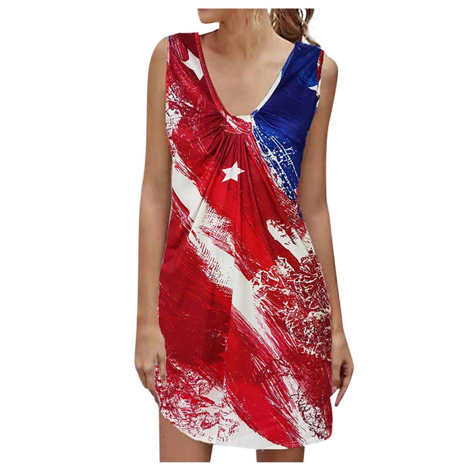 Women's Floral Sleeveless Maxi Dress - 2022 Summer Casual Loose Long Dress for Beach, Vacation & Outdoor Activities