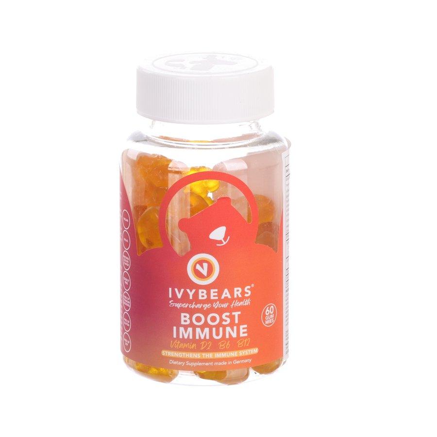 IVYBEARS Immune Support Gummy Vitamins for Kids & Adults - 60 Count | Boosts Immunity with Vitamin C, D & Zinc | Delicious Berry Flavor | Perfect for Daily Health & Wellness Routine