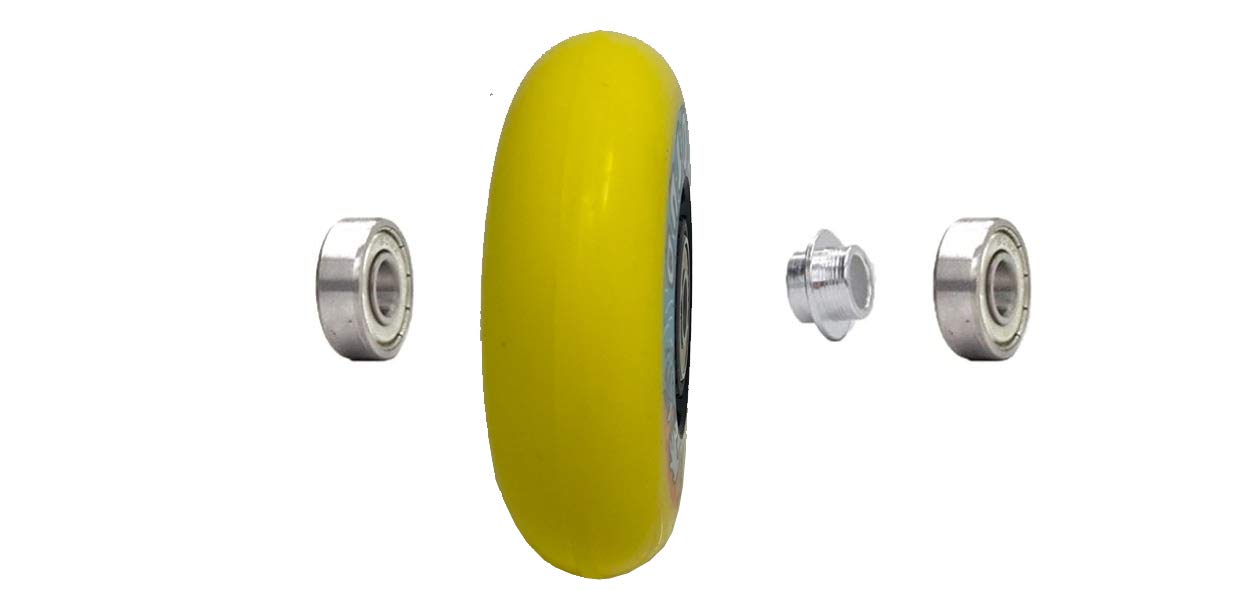 G Good Gear Outdoor Hockey Wheels with High-Speed Bearings for Asphalt & Concrete Surfaces - Perfect for Street Hockey, Roller Skating & Inline Hockey Training