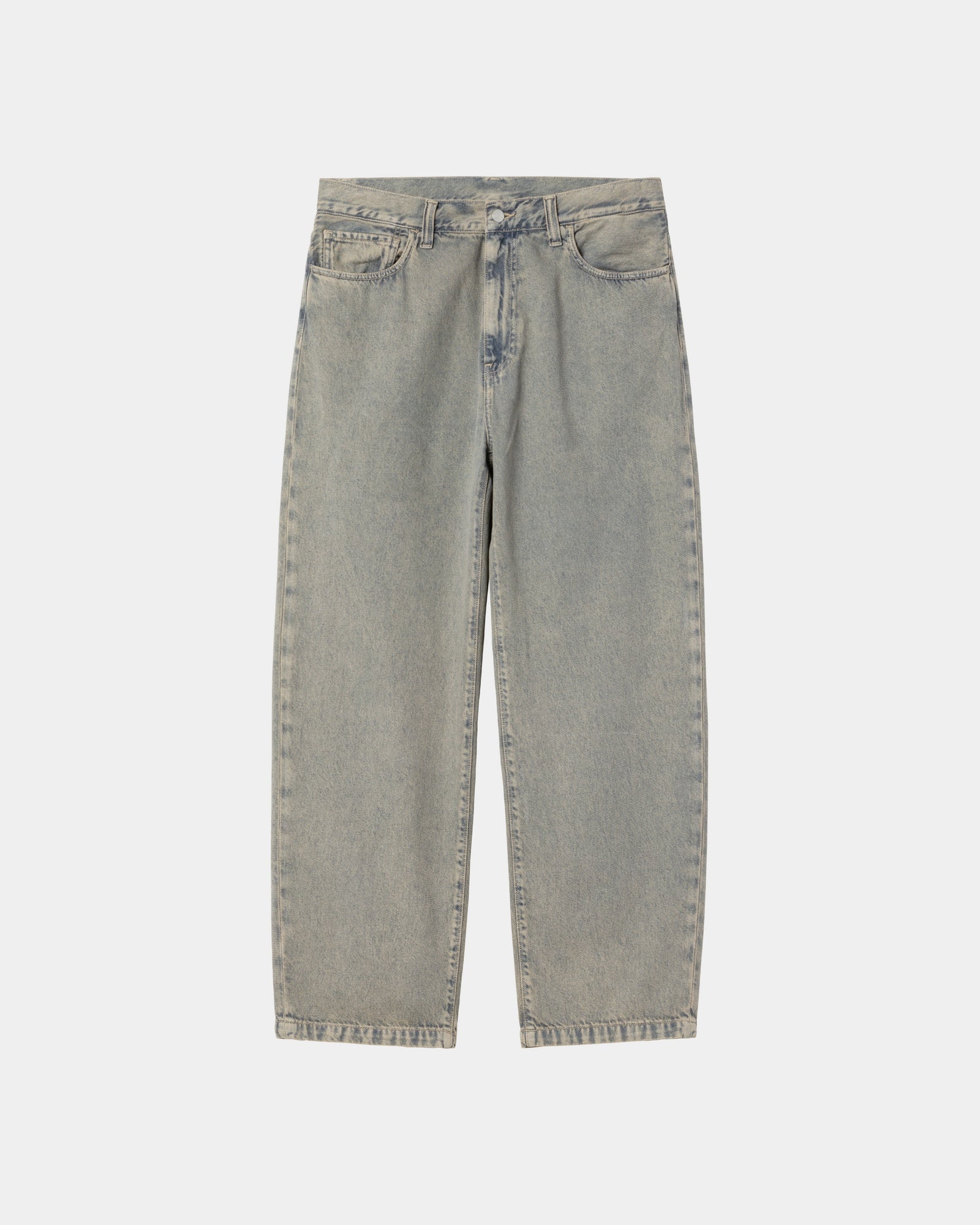 Premium Landon Men's Leather Pants in Blue | Garment Dyed Distressed Style | Perfect for Casual Outings, Motorcycle Rides & Urban Fashion