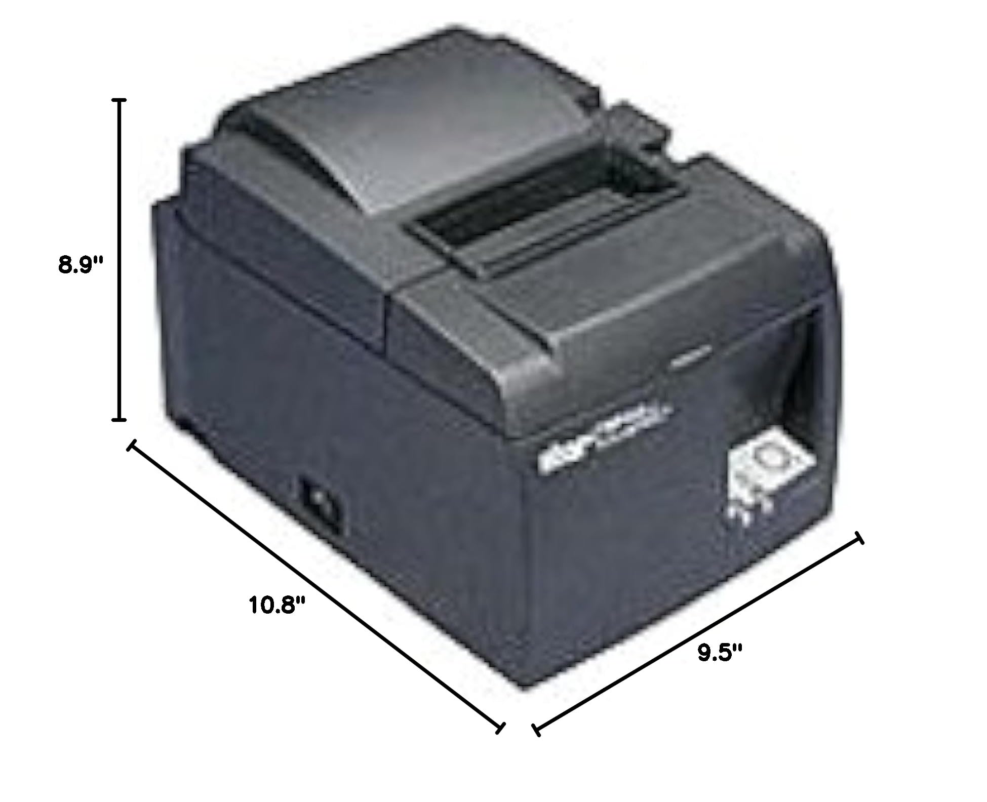 Star Micronics TSP100 Series Thermal Receipt Printer - Monochrome Printing, USB Connectivity with Power Supply - Ideal for Retail Stores, Restaurants & POS Systems