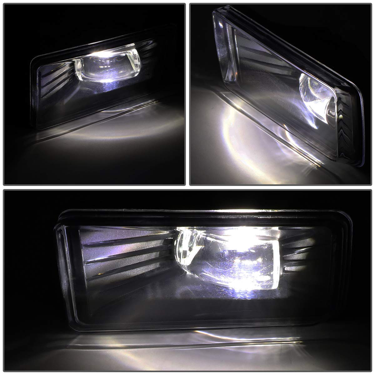 Auto Dynasty Smoked & Clear Lens Headlight & Fog Light Kit Compatible with Chevy Silverado 1500 - Includes Switch for Easy Installation | Perfect for Off-Roading, Night Driving & Truck Customization