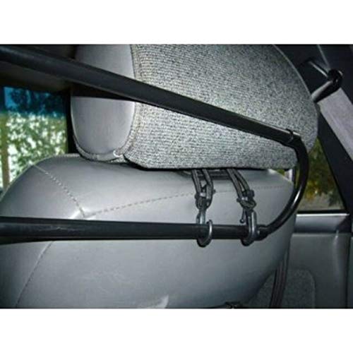 Zookeeper Adjustable Universal Pet Barrier for Cars, Trucks & SUVs - Strong Metal Tubing Dog Car Gate with Tilt, Slide & Recline Features | Easy Installation Vehicle Seat Divider | Perfect for Road Trips & Pet Safety During Travel