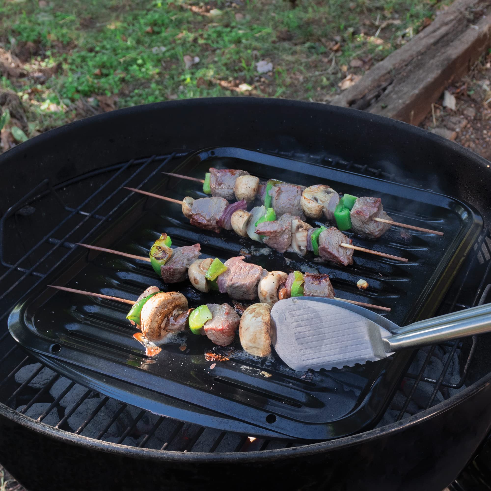 Certified 2-Piece Broiler Pan Set - Porcelain-on-Steel 16.5