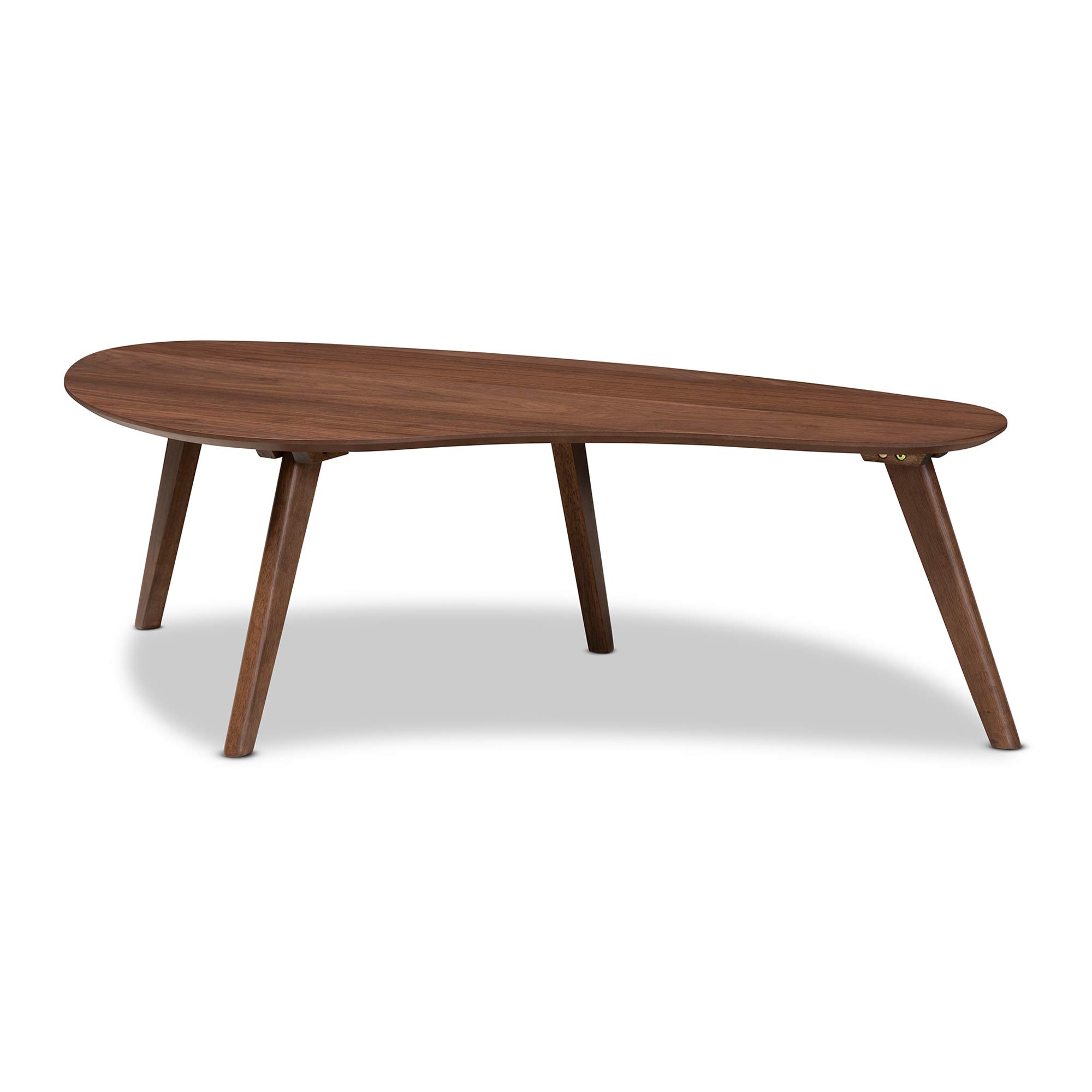 Baxton Studio Modern Walnut Coffee Table - Mid-Century Design for Living Room, Sofa & Lounge Furniture - Perfect for Home Decor & Entertaining