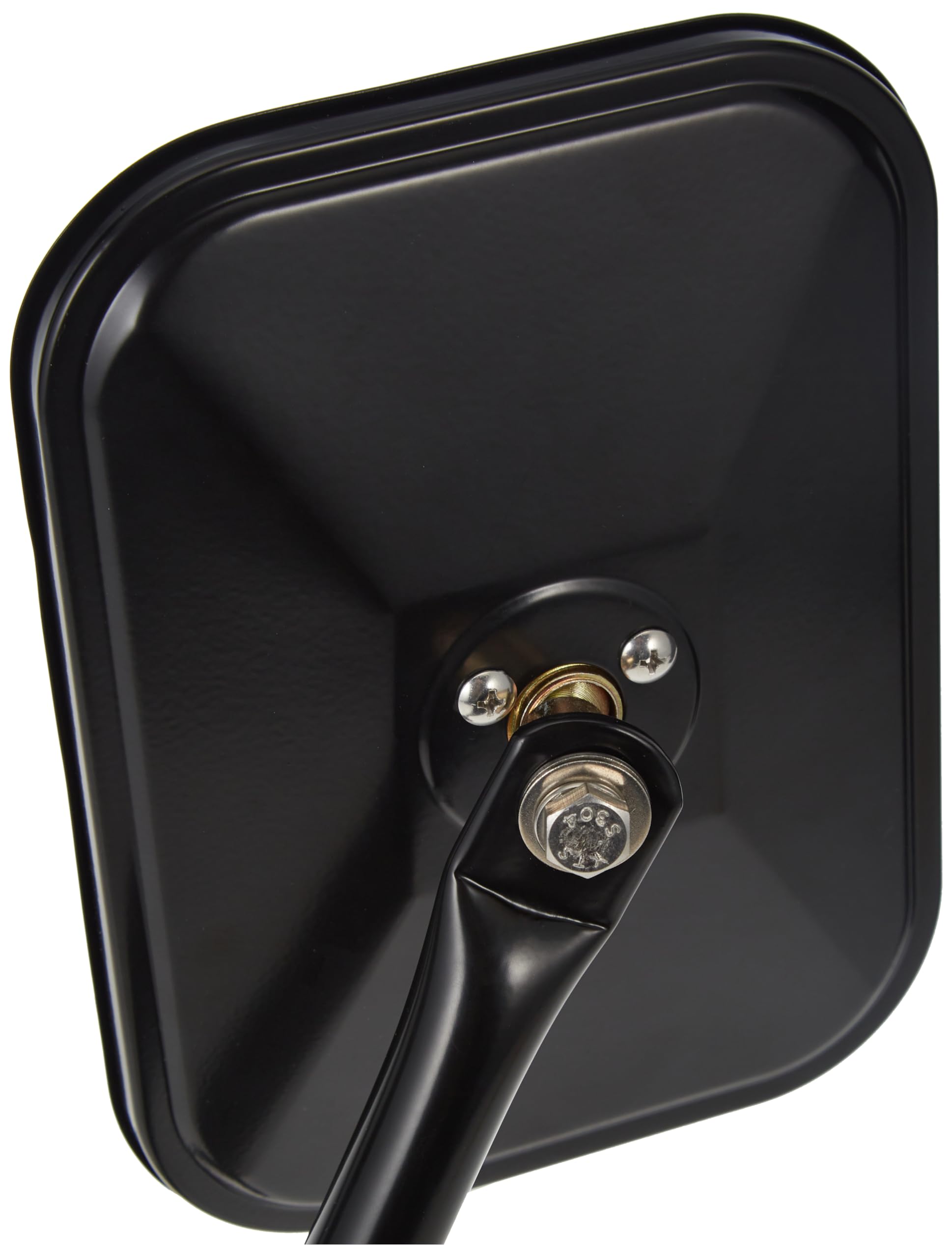 Rugged Ridge Quick Release Rectangular Black Mirror 11025.13 for 1997-2018 Jeep Wrangler - Perfect for Off-Roading & Trail Adventures