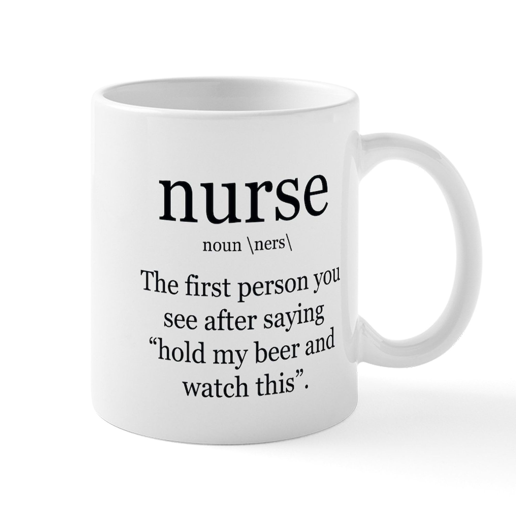 Nurse Definition Ceramic Coffee Mug 11 oz (325 ml) - Perfect Gift for Nurses, Medical Professionals & Healthcare Workers - Ideal for Coffee, Tea & Hot Drinks at Hospitals, Clinics & Home