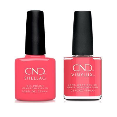 CND Shellac & Vinylux Nail Polish Combo Set - Beach Escape Collection | Long-Lasting Gel & Regular Polish Kit for Manicures & Pedicures | Perfect for Summer Vacations, Beach Trips & Nail Salon Use