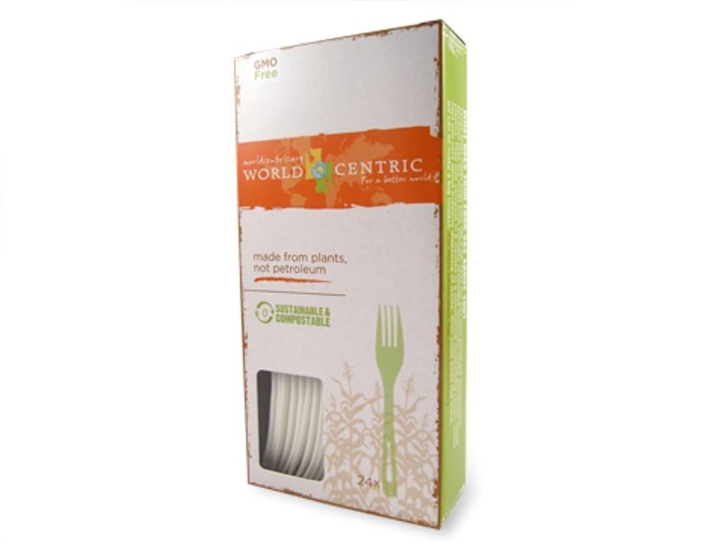 24-Pack Disposable Forks - Bulk Plastic Cutlery for Parties, Picnics, BBQs & Catering - Durable & Eco-Friendly Single-Use Forks (24 Count)