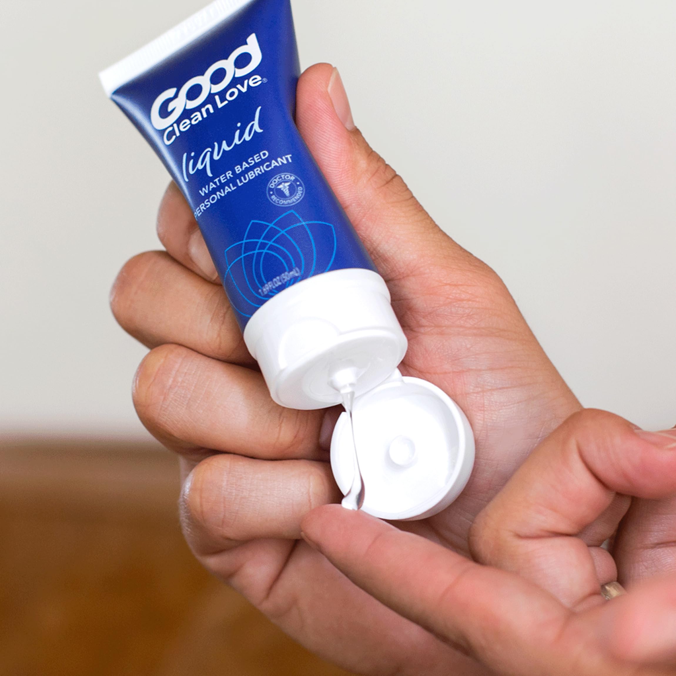 Good Clean Love Liquid Water-Based Lube with Hyaluronic Acid | Premium pH-Balanced Personal Lubricant for Men & Women | Safe for Adult Toys & Condoms | Hydrating Intimate Wellness Gel (1.69 Oz) | Perfect for Sensitive Skin, Couples & Solo Play