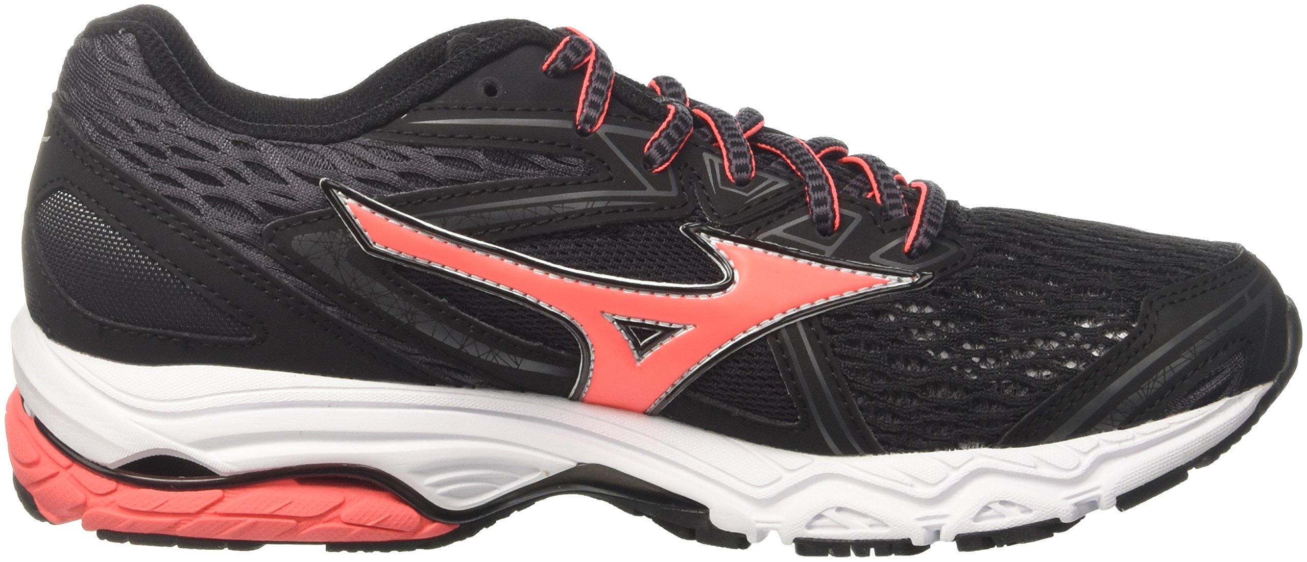 Mizuno Women's Wave Prodigy Running Shoes - Black Size 6.5 Medium (B,M) | Lightweight Cushioned Athletic Sneakers for Jogging, Gym Workouts & Daily Walking