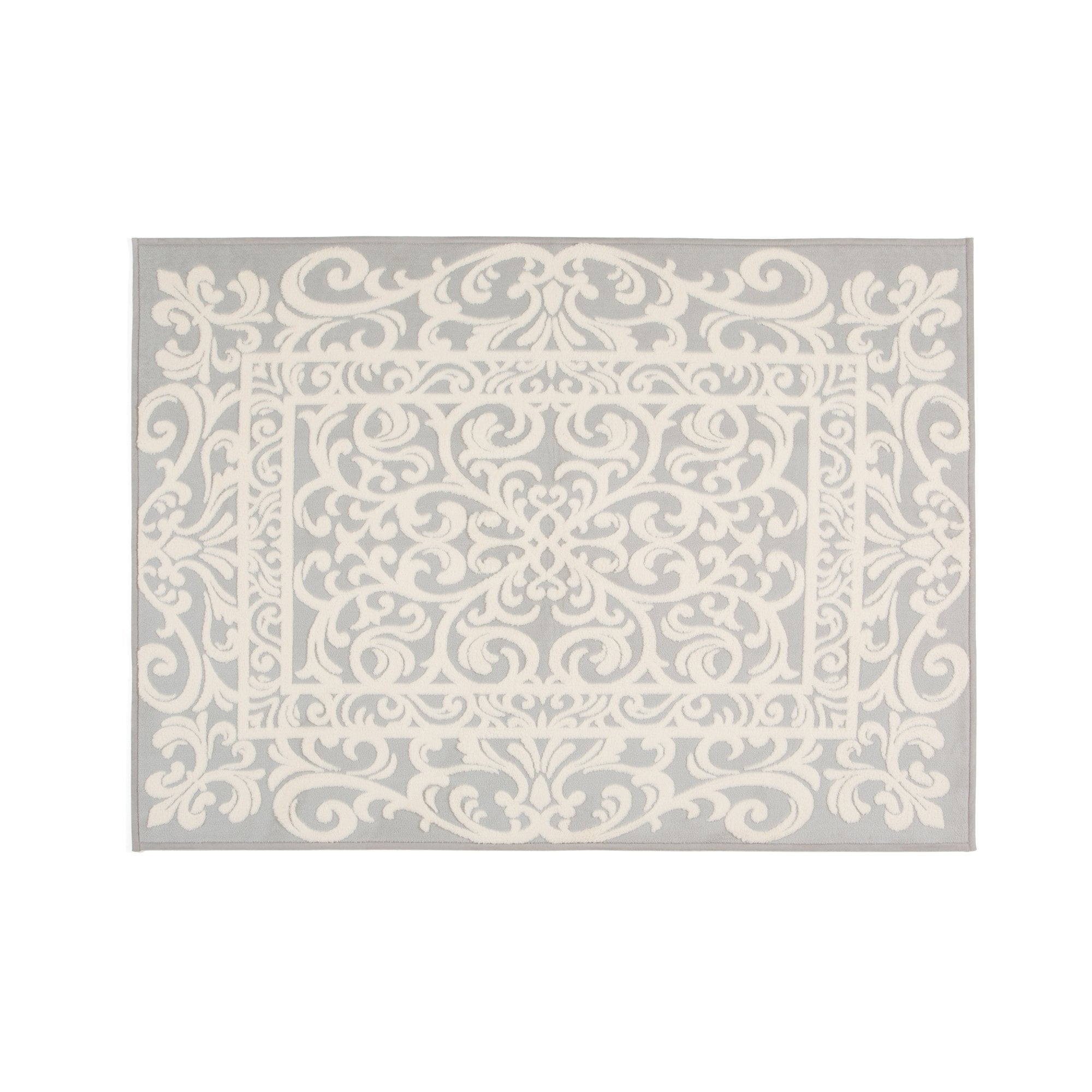 Elfia Soft Gray Carpet Rug 140 - 6.2 x 4.6 Feet (190x140cm) - Plush Living Room Rug for Home Decor, Bedroom Floor Mat, Cozy Nursery Carpet