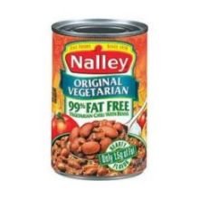 Nalley Original Vegetarian Chili with Beans - 15 oz. Cans (Pack of 24) | Plant-Based Protein Meal for Camping, Quick Lunches & Emergency Food Supply