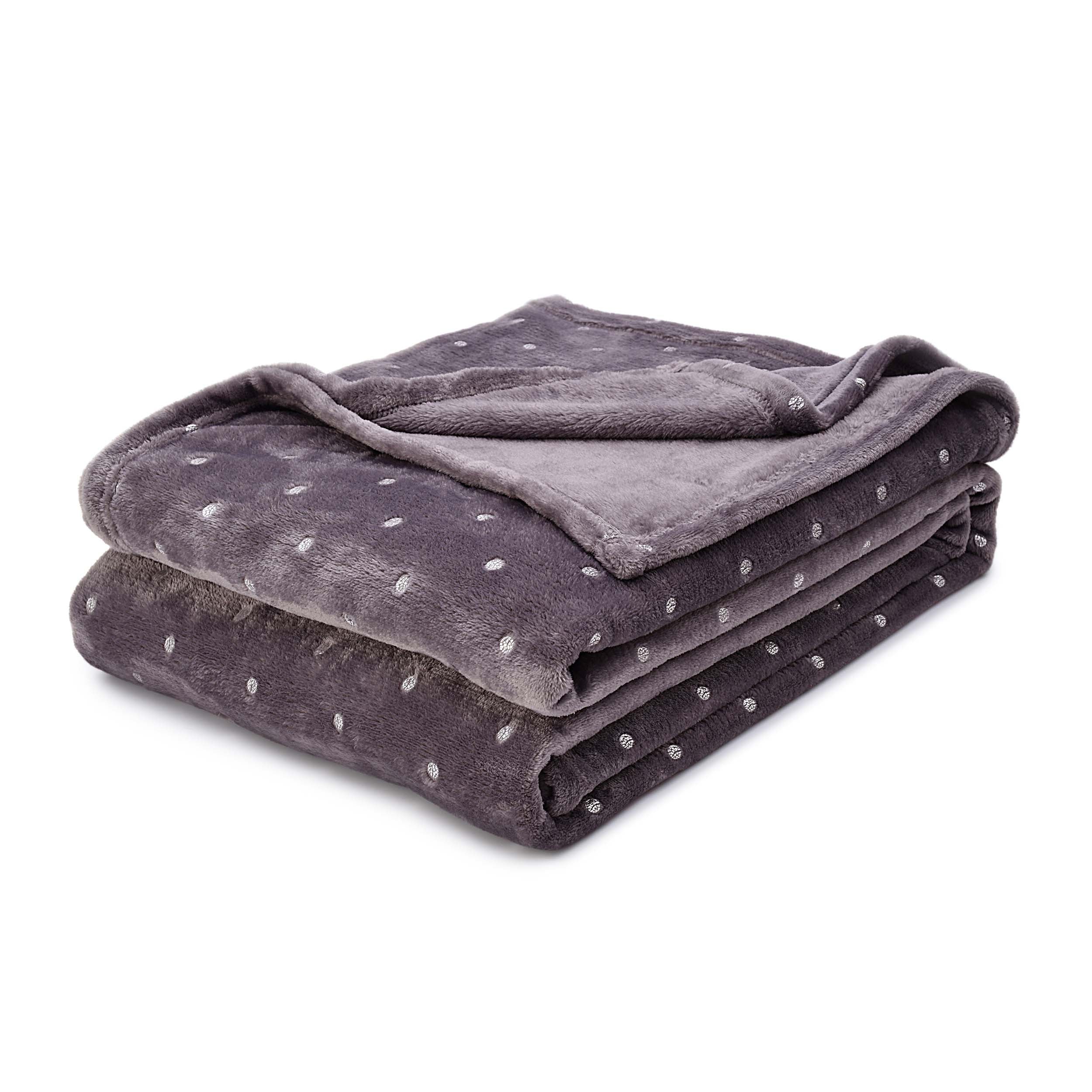 Soft Fleece Plush Blanket - Medium Weight Fluffy Cozy Throw for Couch, Bed & Home Decor - Perfect for Winter, Gifts & Relaxation