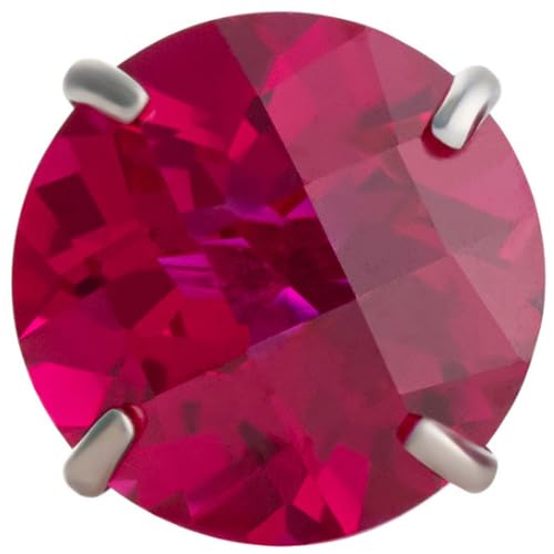 White Gold | Created Ruby
