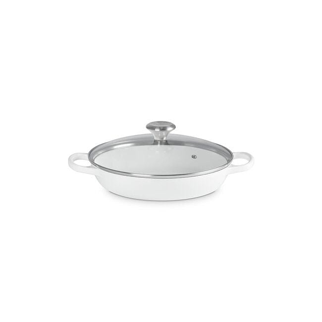 Le Creuset 2.25 Quart Braiser with Glass Lid - Enameled Cast Iron Dutch Oven for Cooking, Baking & Serving | Multiple Colors | Perfect for Stovetop, Oven & Tabletop Use