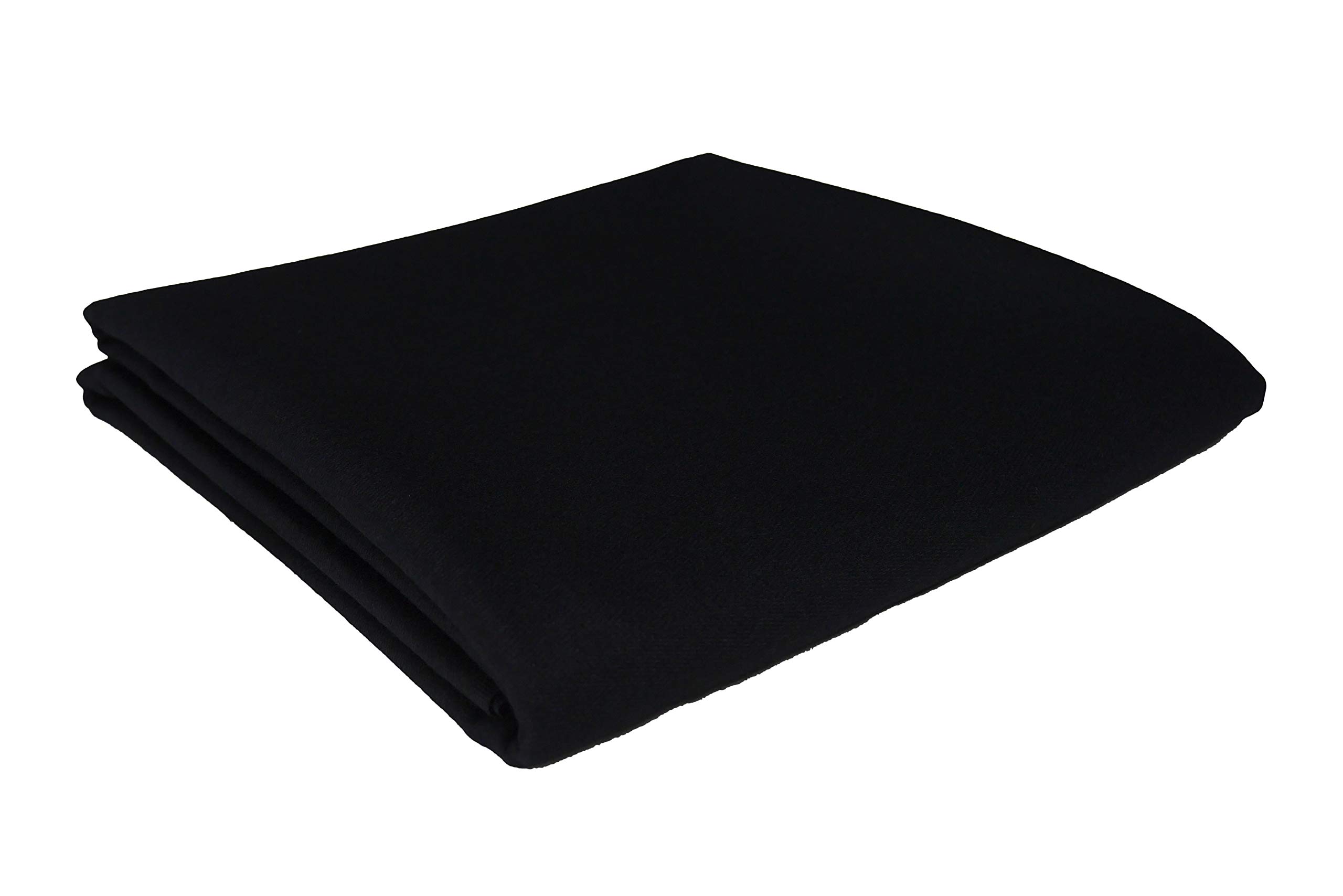 Premium Worsted Pool Table Cloth - High-Speed Precision Pre-Cut Felt for Bed & Rails (7ft, Black) | Perfect for Professional Billiards & Home Game Rooms