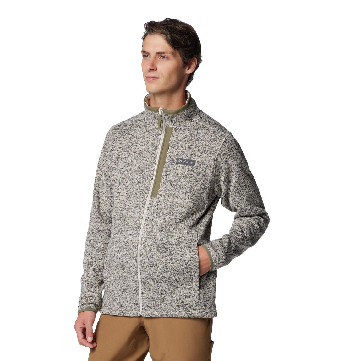 Columbia Men's Sweater Weather™ Full Zip Jacket - Lightweight Fleece Pullover for Outdoor Hiking & Casual Wear
