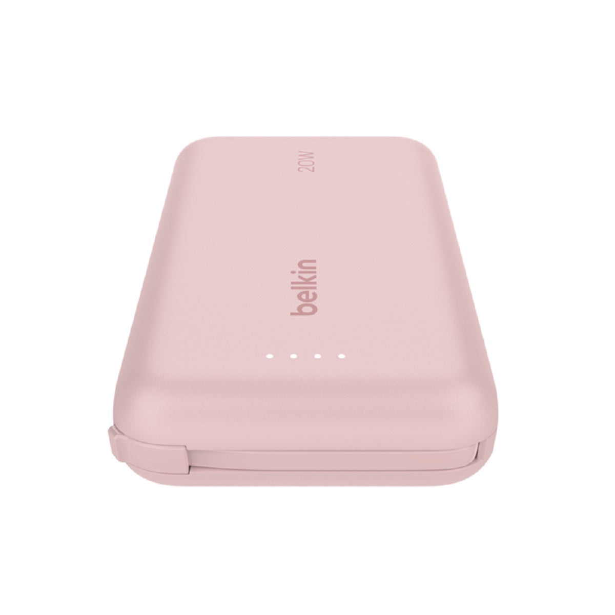Belkin BoostCharge 10000mAh Portable Charger with Built-in Cable - Fast Charging Power Bank for iPhone, Samsung, Android Phones | Perfect for Travel, Camping & Emergency Backup