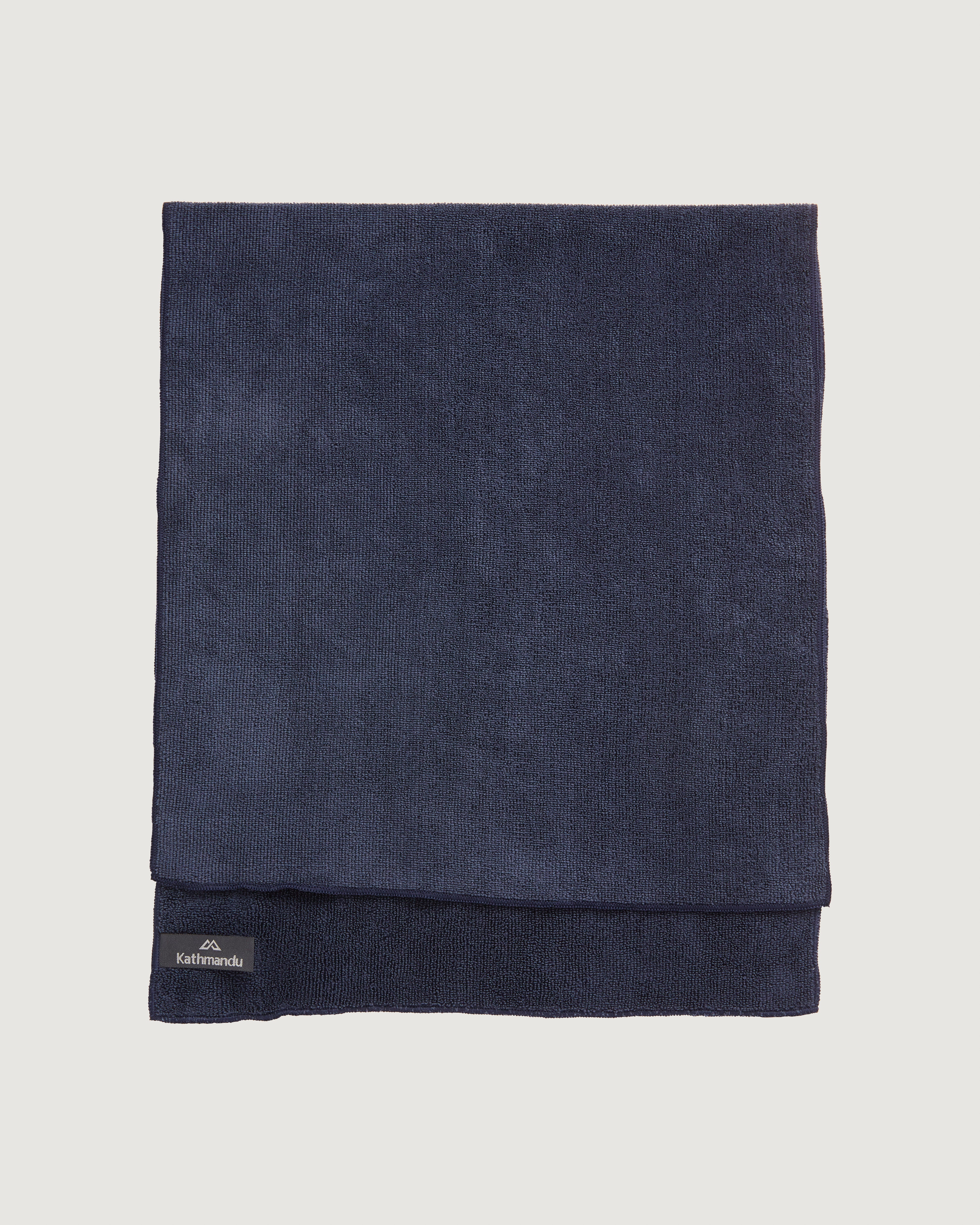 Premium Microfiber Towel - Medium Size, Dark Blue - Ultra Absorbent & Quick Dry for Gym, Travel & Beach