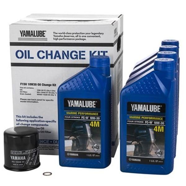 YAMAHA F200 F200XB Inline 4-Cylinder Engine Maintenance Kit (2013+) - Oil Change, Lower Unit Gear Lube, Spark Plugs, Fuel Filter & Water Separator - Perfect for Marine Engine Tune-Ups & Routine Boat Maintenance