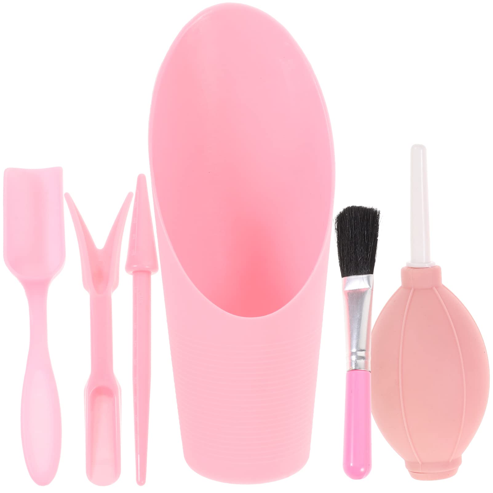 YARNOW 6-Piece Mini Garden Hand Tool Set - Succulent & Cactus Transplanting Tools, Fairy Garden Accessories, Indoor Potting Kit for Houseplants, Bonsai Care - Pink (Perfect for Small Spaces, Windowsill Gardens & DIY Plant Projects)