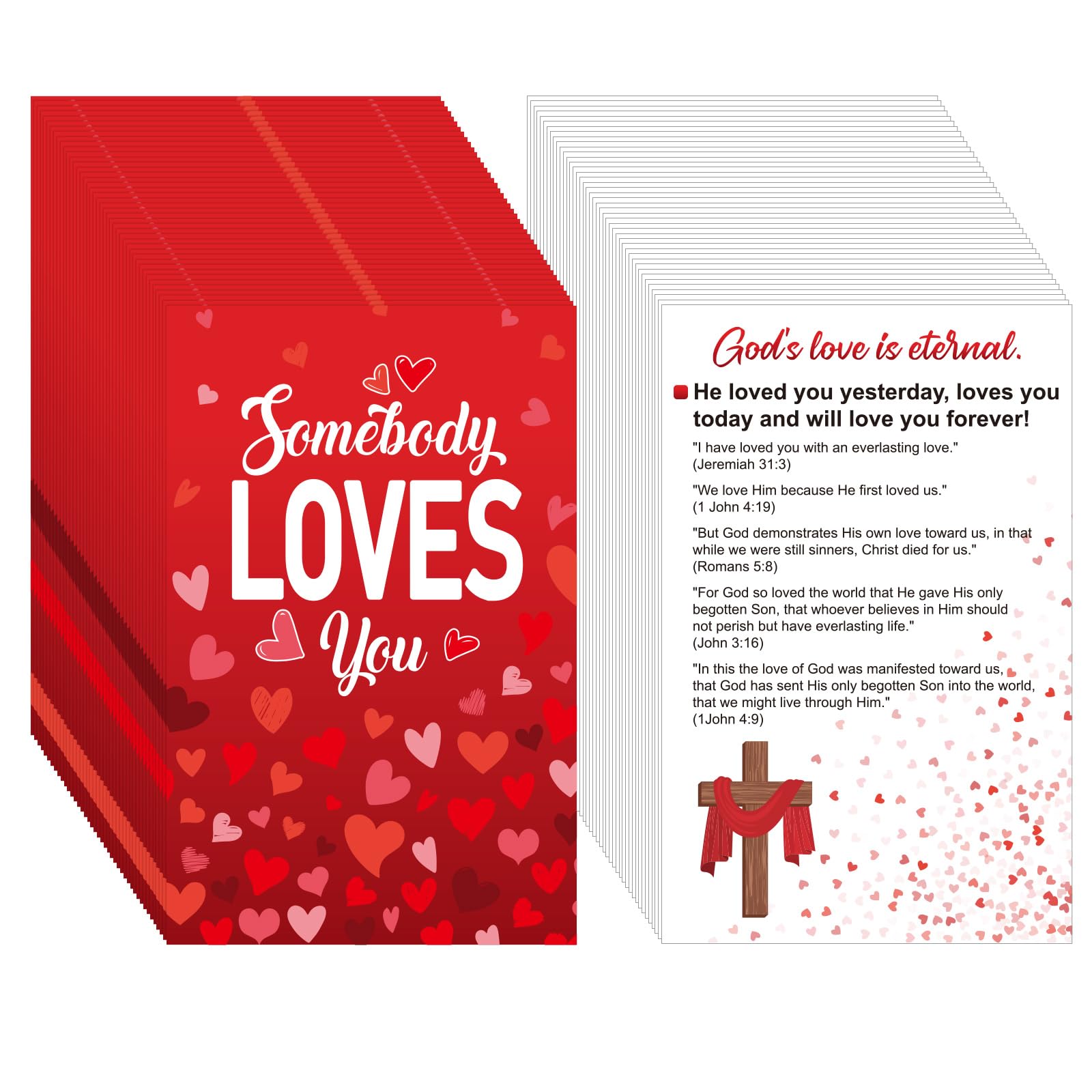 200 Pcs Gospel Tract Cards - Christian Inspirational Bible Verses for Prayer & Gifting