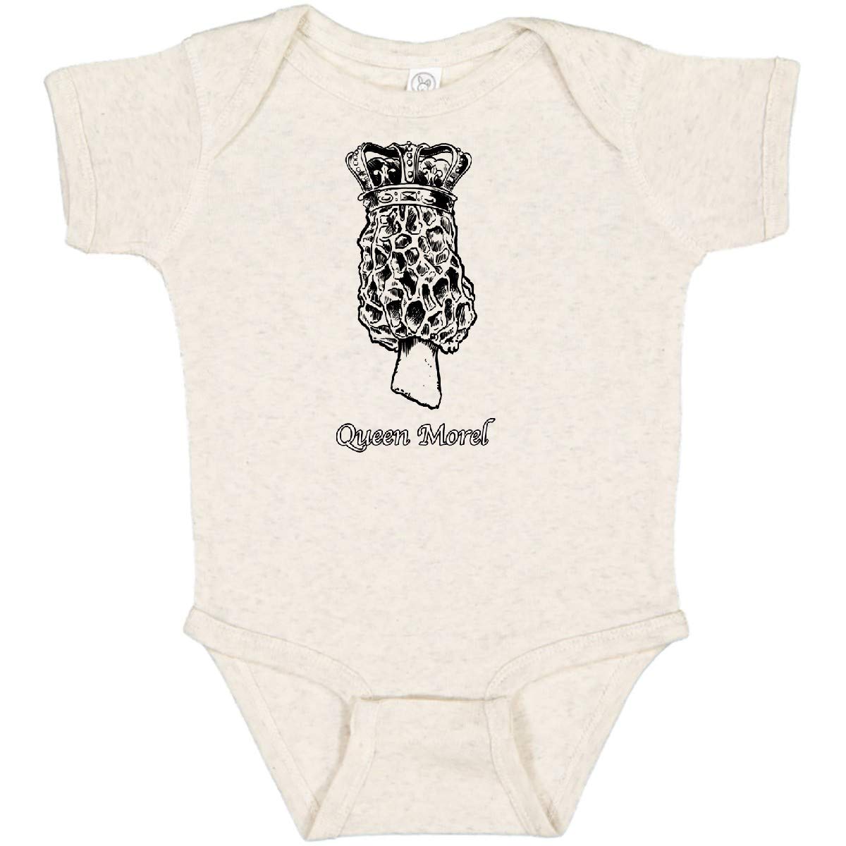 Inktastic Mushroom Queen Baby Bodysuit - Fun Hunting Outfit
