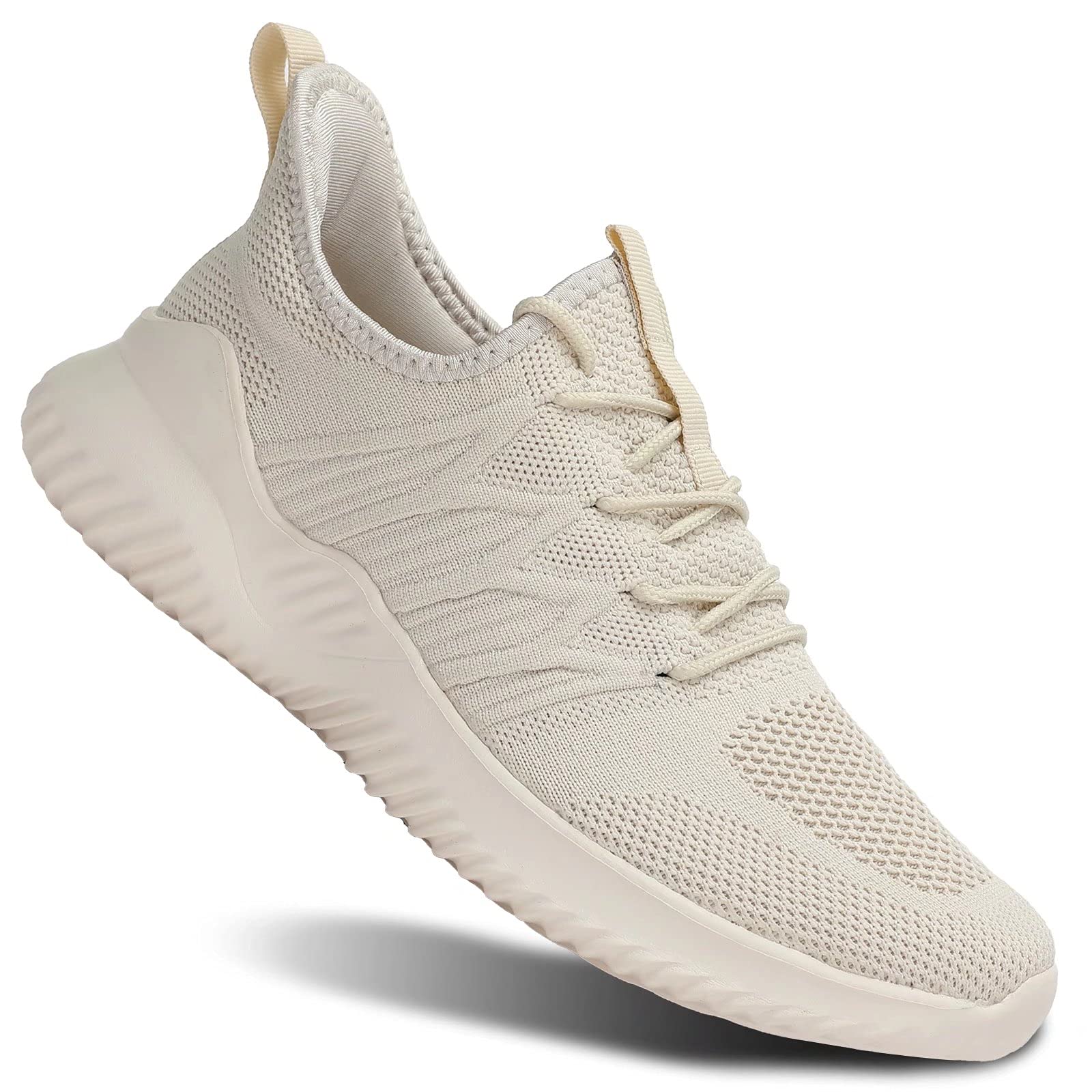 Kvovzo Men's Lightweight Sneakers - Breathable Slip-On Tennis Running Shoes for Casual Walking, Workout & Cross Training | Gym & Fashion Trainer for Everyday Comfort & Active Lifestyle
