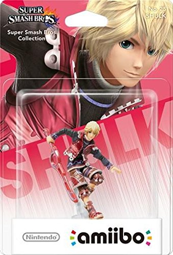 Shulk No.25 amiibo Figure - Compatible with Nintendo Wii U & 3DS - Xenoblade Chronicles Character - Perfect for Gaming Collectors & Super Smash Bros. Fans