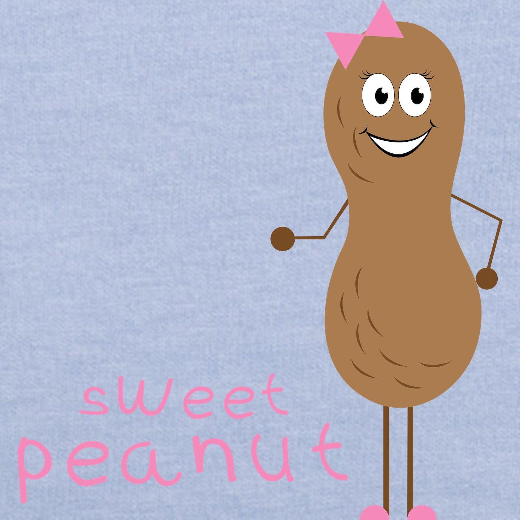 Sweet Peanut Toddler T-Shirt - 100% Cotton Cute Graphic Tee for Boys & Girls | Perfect for Playdates, Daycare & Family Photos