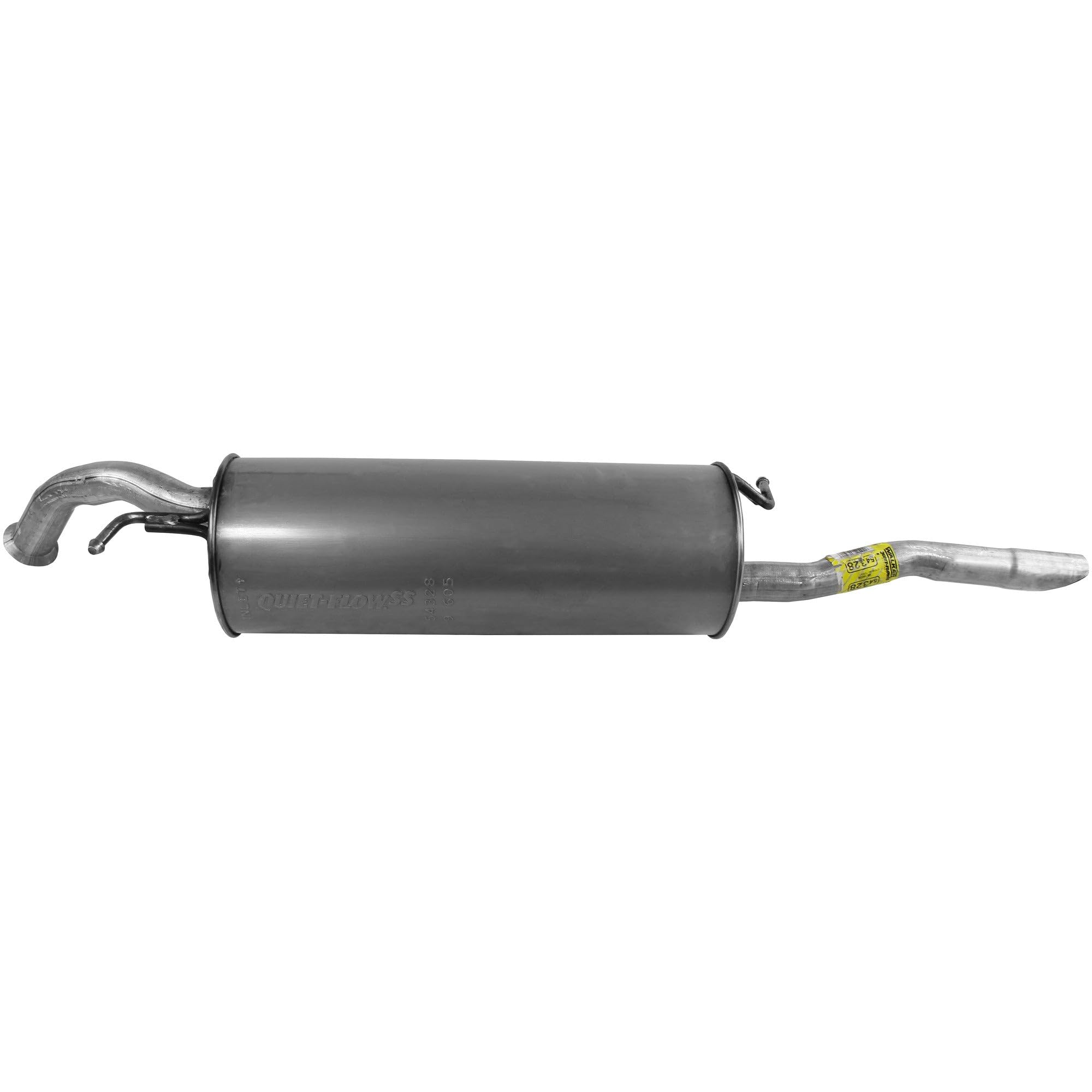 Walker Quiet-Flow SS 54328 Direct Fit Exhaust Muffler Assembly for Toyota Echo - High Performance Replacement Muffler for Smooth & Quiet Ride - Perfect for City Commuting & Highway Driving