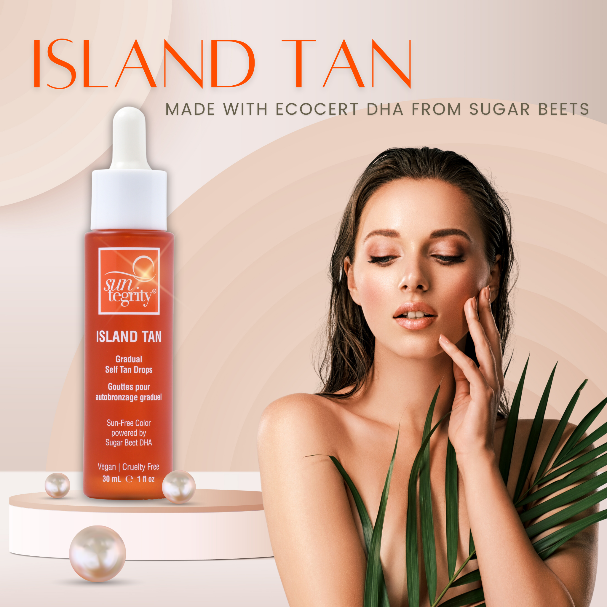 Island Tan Gradual Self Tanning Drops - Natural Sunless Tan for Face & Body | Perfect for Daily Glow & Even Skin Tone | Use Before Moisturizer for Best Results