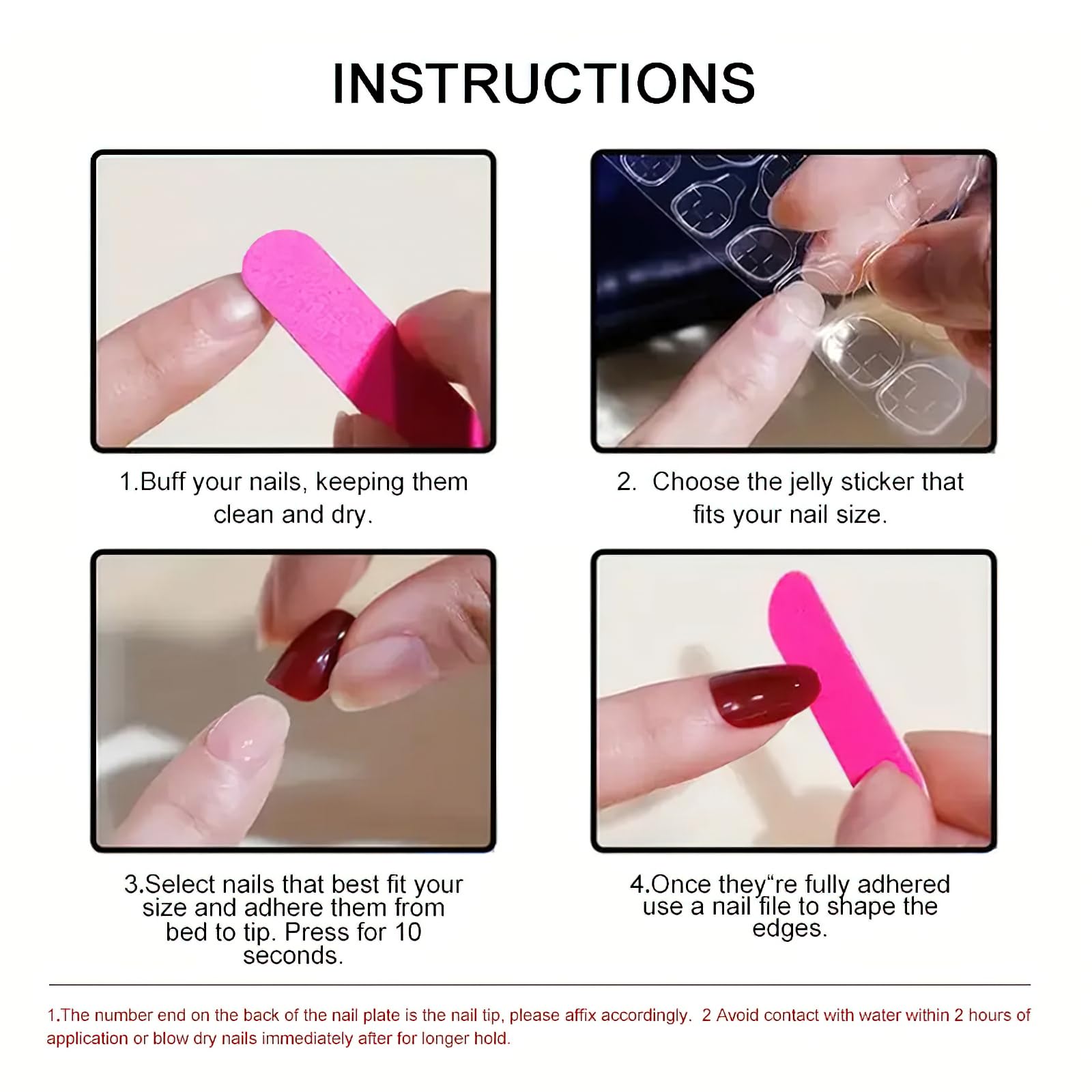 24Pcs French Tip Press on Nails - Long Square Fake Nails with Bow Rhinestone & Pearl Designs | Glossy Coffin False Nails for Women & Girls | Reusable Acrylic Nails for Parties, Weddings & Special Occasions