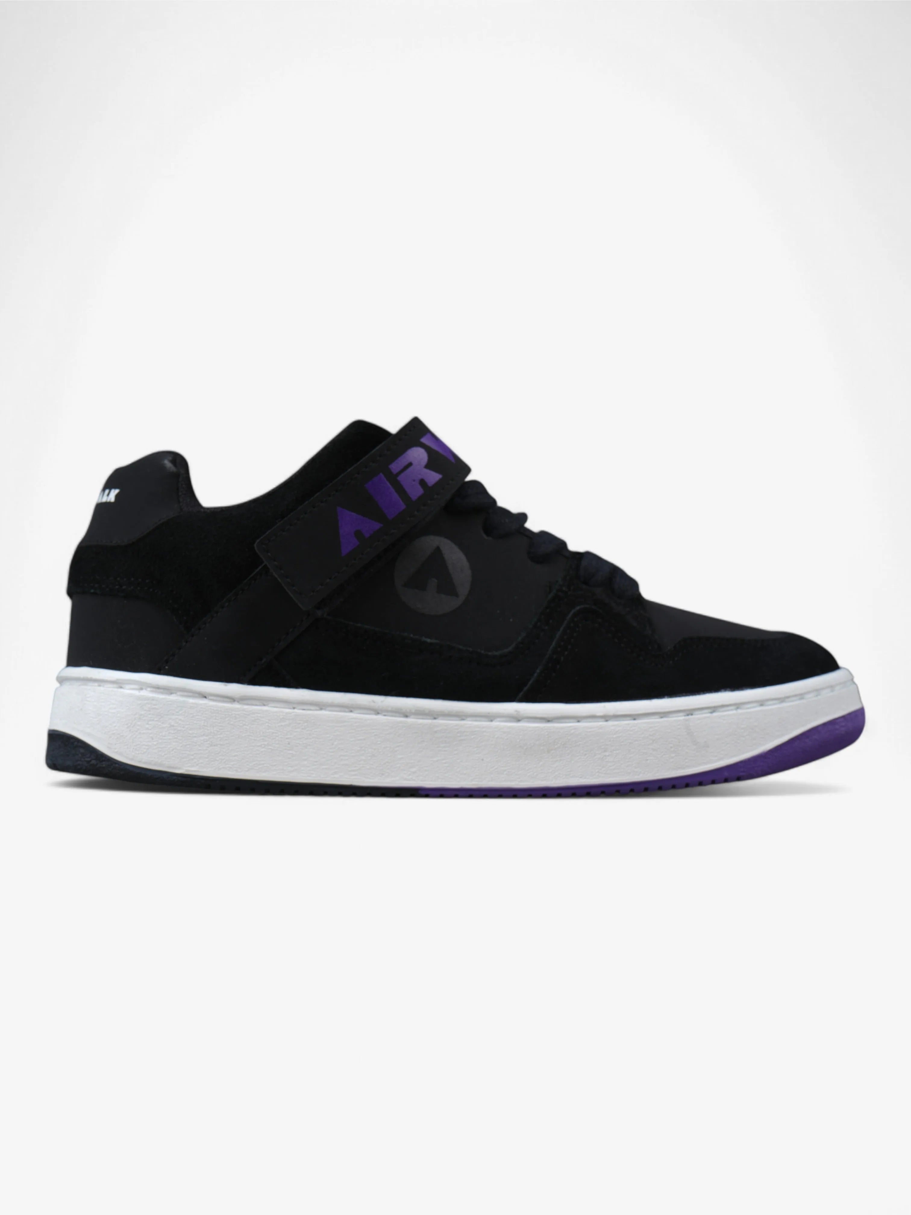 Airwalk Brook Sneakers for Men & Women - Black & Violet Casual Shoes for Walking, Running & Everyday Wear
