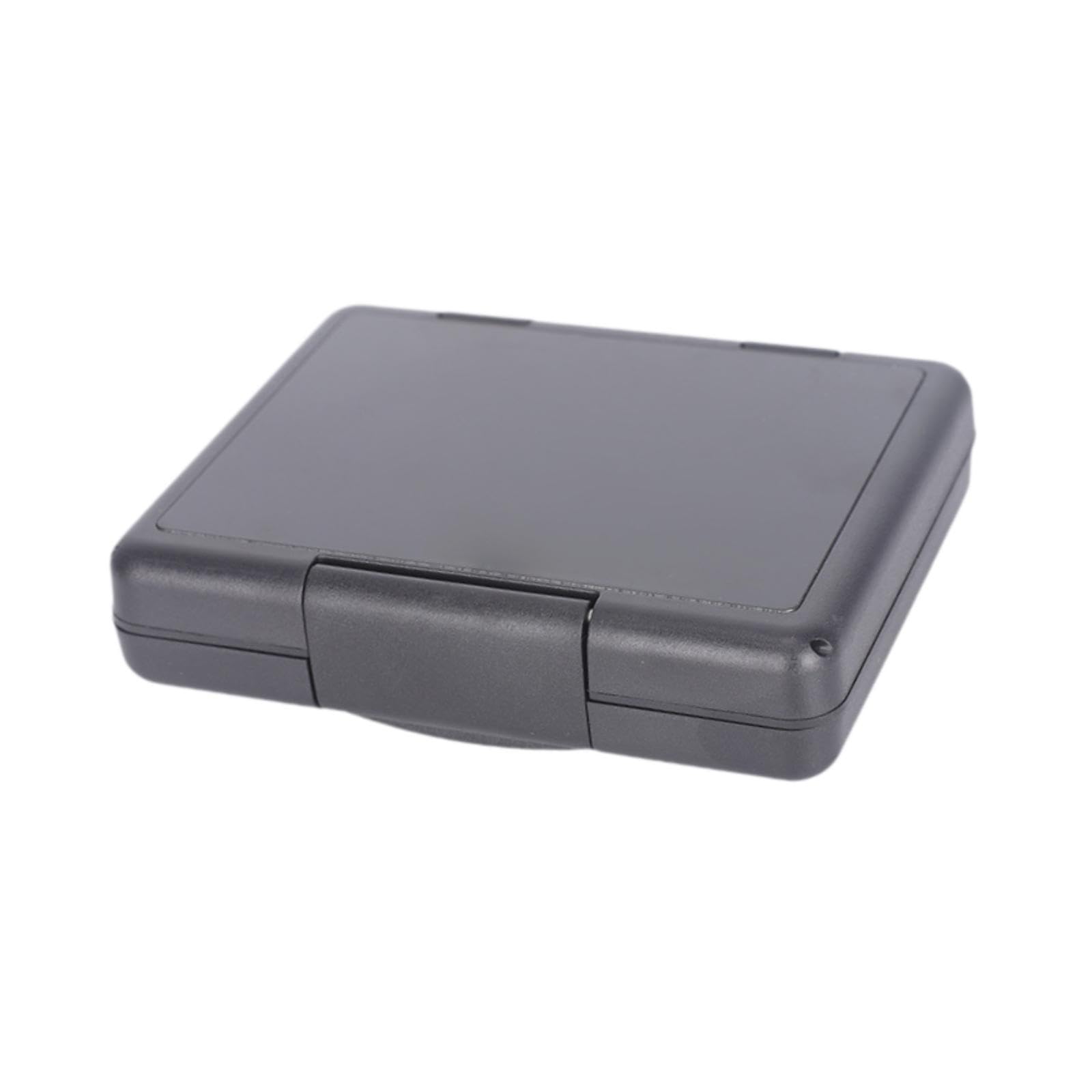Durable Multi-Slot Memory Card Holder - Portable Dustproof Protective Organizer for SD, Micro SD, CF Cards - Perfect for Photographers, Travelers & Tech Enthusiasts (Black)