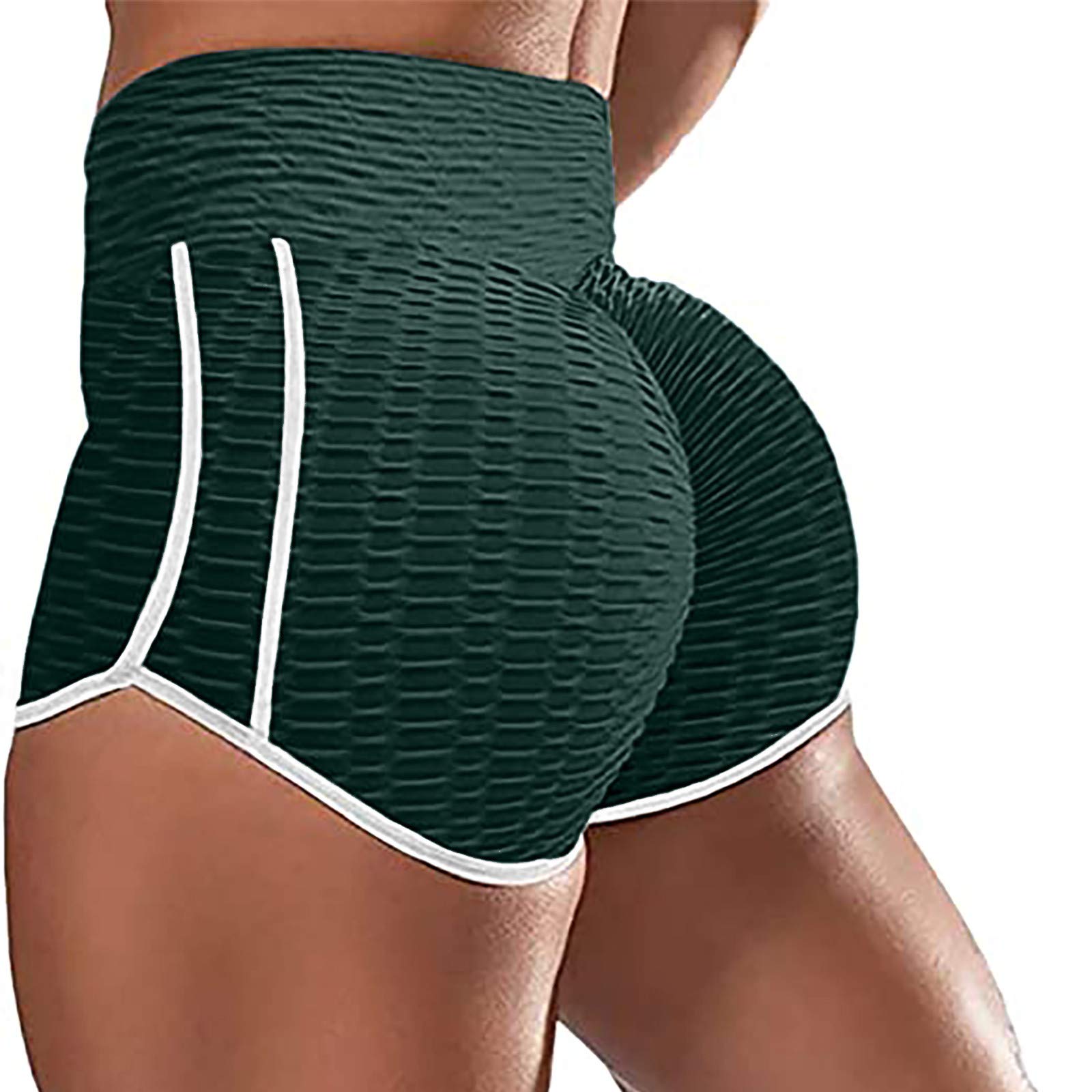 Posijego Women's Bodycon Shorts - High Waisted Tummy Control Compression Shorts for Summer & Fall | Office Wear & Shapewear | Perfect for Work, Yoga & Everyday Comfort