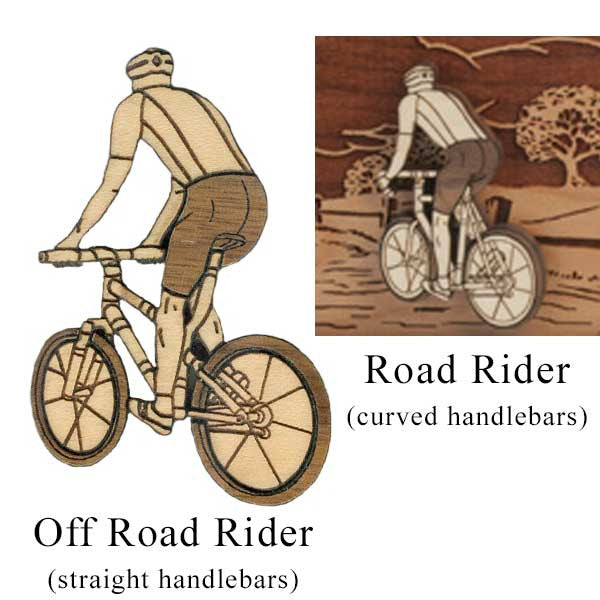 Small Wooden Cremation Urn for Bicycle Road Home - Memorial Keepsake for Ashes | Perfect for Sharing Memories & Honoring Loved Ones at Home or Memorial Services