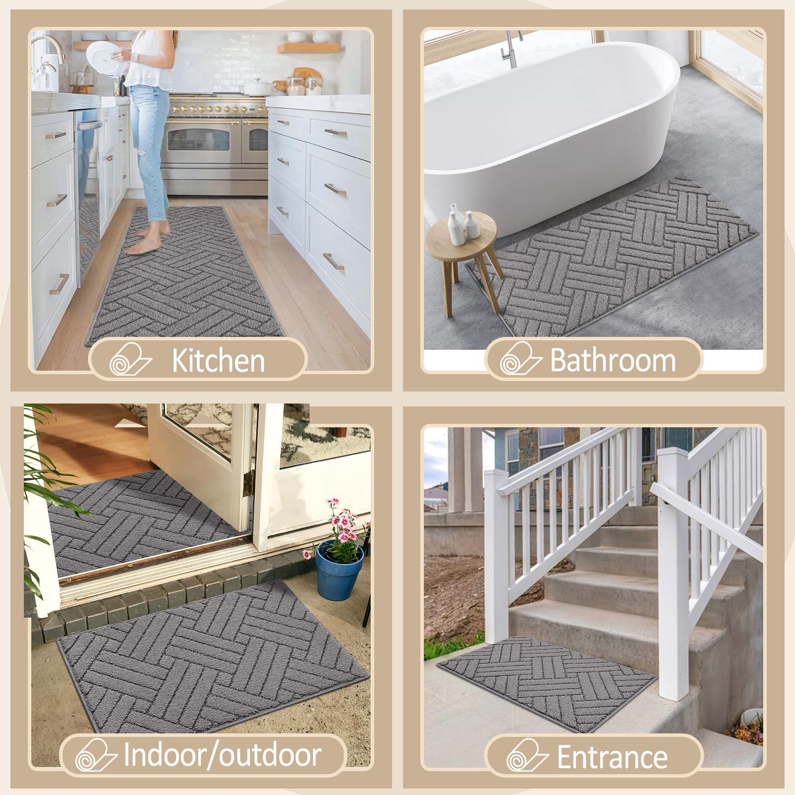 Non-Slip Kitchen Rugs 20