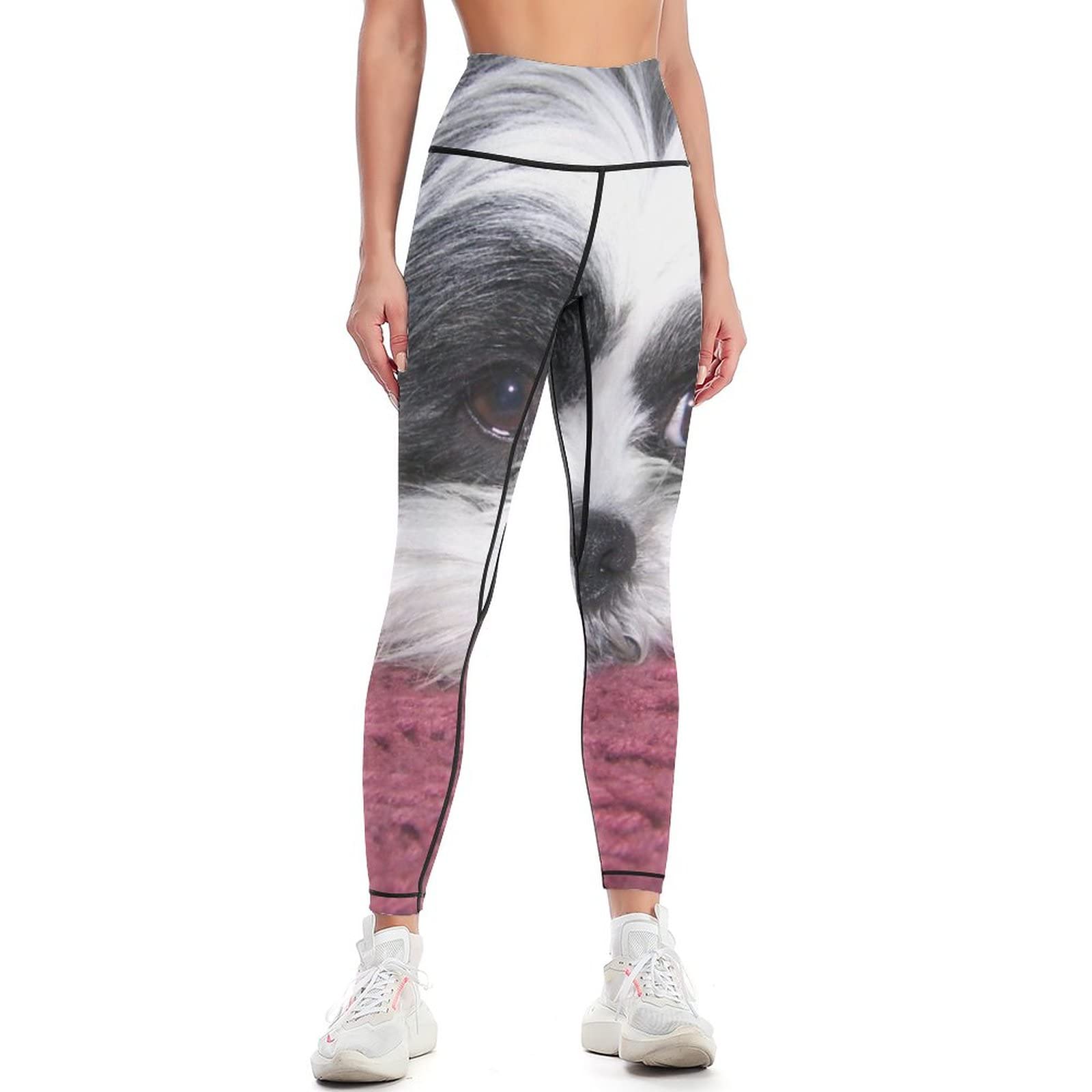 JZDACH Women's High Waisted Yoga Pants - Tummy Control Workout Leggings for Gym, Running, Pilates & Lounge Wear - Soft & Stretchy Athletic Pants for Women